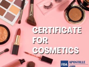 Certificate for Cosmetics