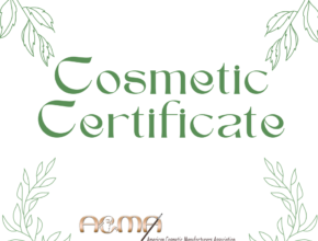 cosmetic certificate