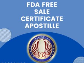 fda free sale certificate apostille