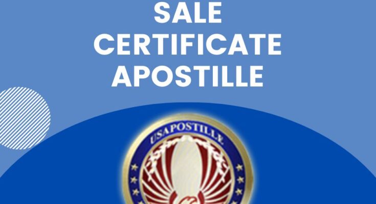 fda free sale certificate apostille
