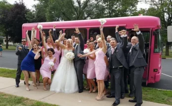 limousine bus rental for wedding in Wisconsin