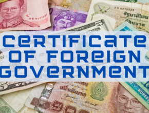 certificate of foreign government apostille